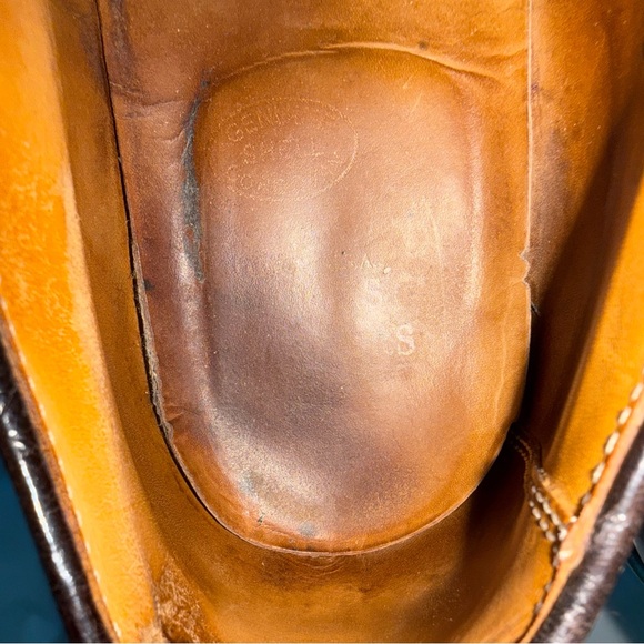 Brooks Brothers (by Alden) oxblood shell cordovan blucher/derby shoes, size 6.5E main image 12